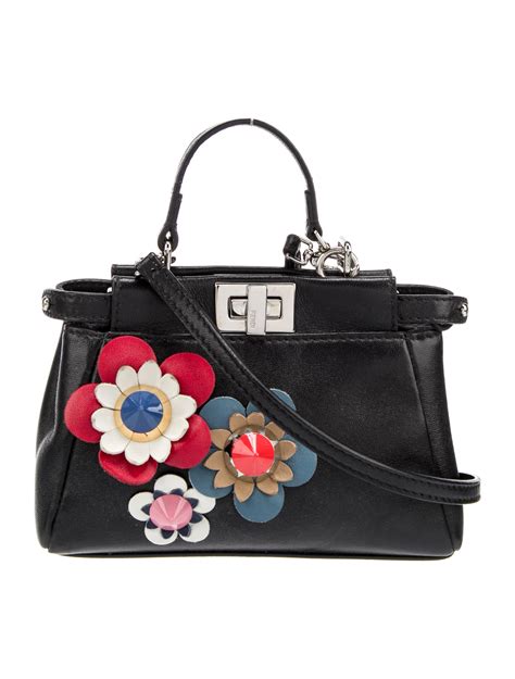 fendi flowerland|Fendi Flowerland Peekaboo Micro .